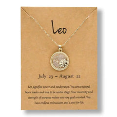 Gold Zodiac Sign Necklace