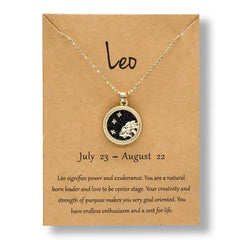 Gold Zodiac Sign Necklace