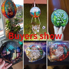 Round Rooster Suncatchers