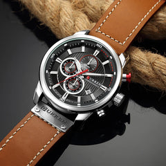 Sports Leather Watch