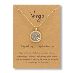 Gold Zodiac Sign Necklace