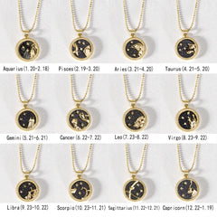 Gold Zodiac Sign Necklace